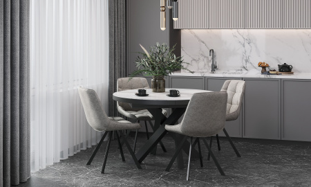 Стол MALMO 120 (MALMO 120 ONIX CER, BK) MALMO 120										